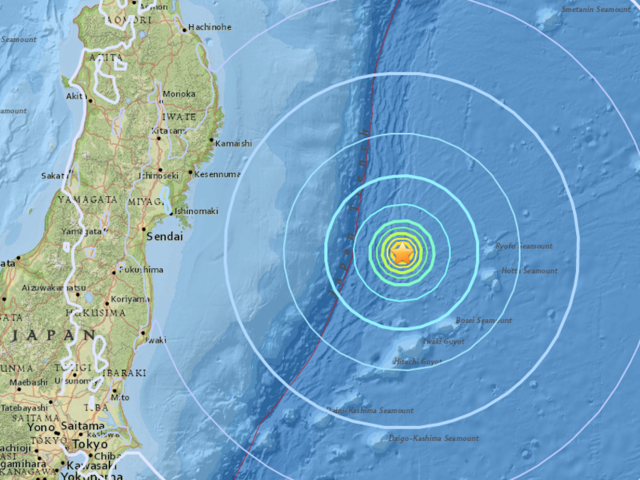2 magnitude natural disaster strikes off Japan coast near nuclear plant