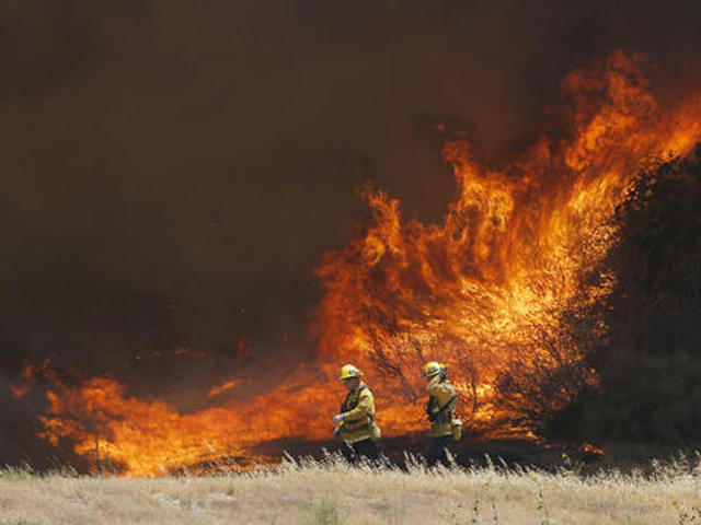 California wildfire was started by illegal campfire, police say