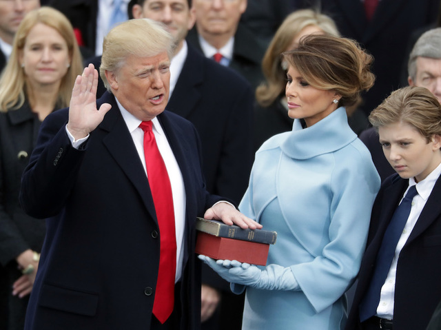 Donald Trump officially becomes 45th President of the United States