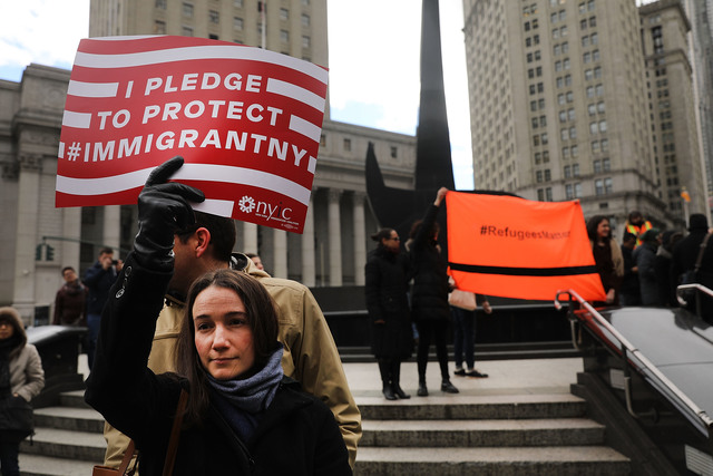 Photos: Protests erupt nationwide over immigration order