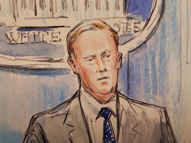 With cameras banned, CNN sends courthouse sketch artist to White House press briefing