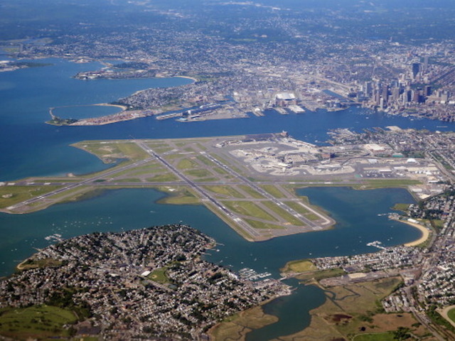 Taxi runs into pedestrians outside of Boston airport, officials investigating as an accident