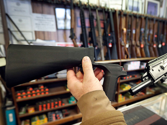 A month after the Las Vegas shooting, bump stocks are available again for purchase