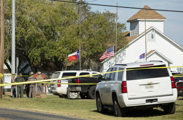 Photos: Authorities respond to deadliest mass shooting in Texas history