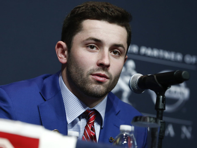 Broncos watch Baker Mayfield at Oklahoma's Pro Day