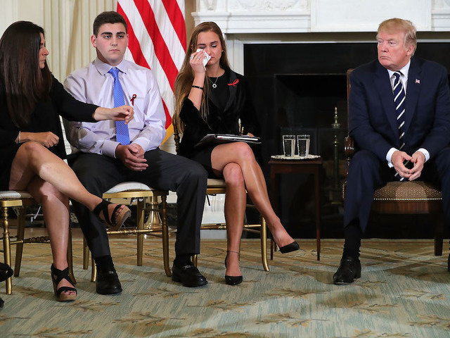 Trump pushing to 'finally do something' on guns