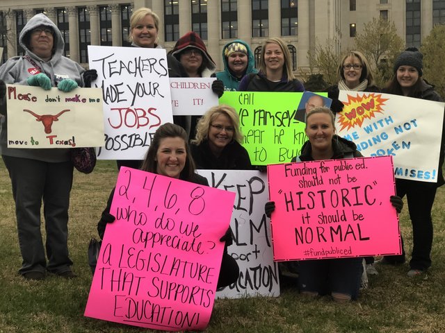 Oklahoma teachers will fight 'until hell freezes over' if needed