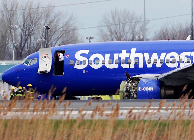 Southwest Airlines jet engine failure kills passenger on board airplane