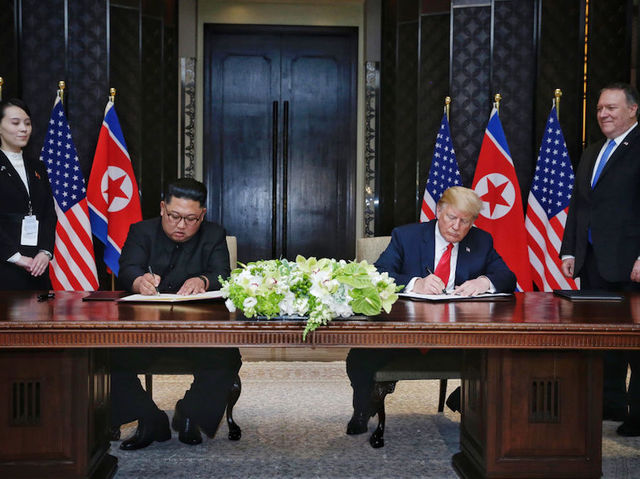 Read the full text of the Trump-Kim signed statement
