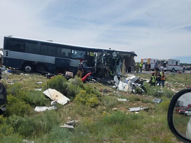 Police: Several dead in New Mexico bus crash