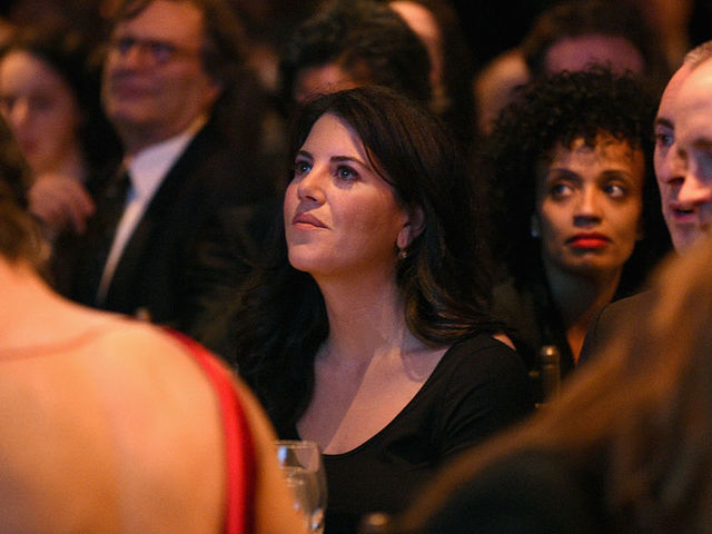 Monica Lewinsky walks off stage in Israel when asked about Bill Clinton