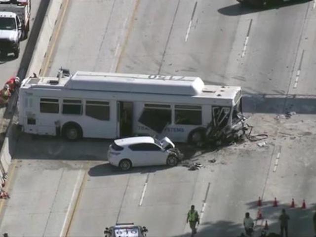 Bus crash in Los Angeles injures at least 25 people